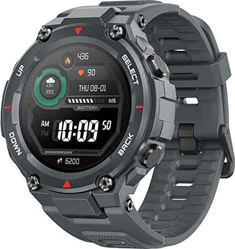 Amazfit T-RexWearablesAmazfit T-Rex Unleash your instinct Key Features: 12 Military Grade Certifications, Resistant to Harsh Environments 20-Day Battery Life High-Precision GPS Water Resistant to 50 Meters 14 Sports Modes Weather Notification, Call Remind